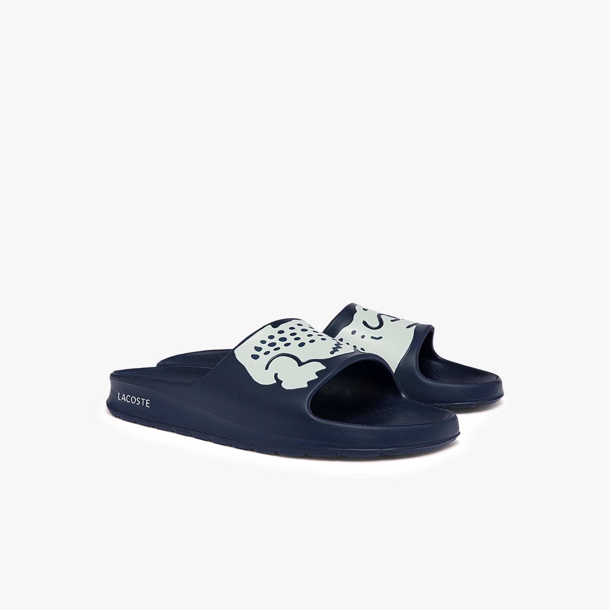 Lacoste CROCO 2.0 0721 2 Mens Sliders Navy//White